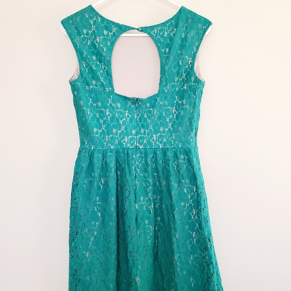 En Focus Studio green lace dress - Picture 6 of 8